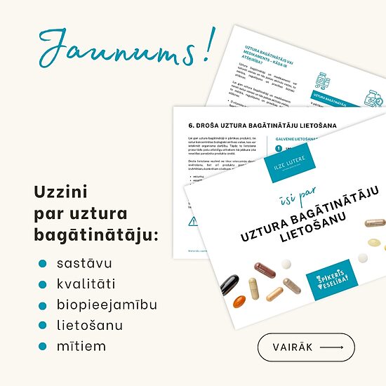 Īsi par uztura bagātinātājiem